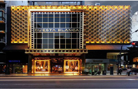 合山门头设计与商业空间的纽带。