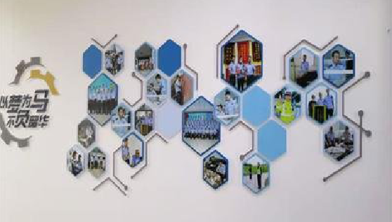 合山文化墙最常见的做法。