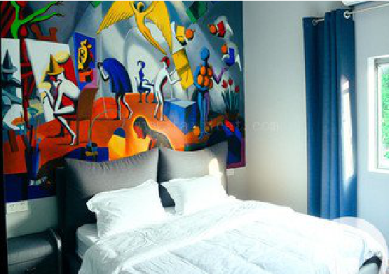 合山对于酒店的墙体彩绘而言更注重哪些方面?