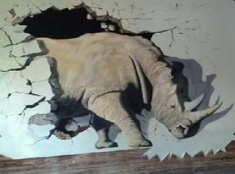 合山在墙绘中，如何绘制3D效果？