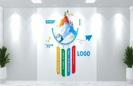 合山公司企业形象墙的工艺材料有哪些？